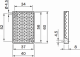 PL40A ANTIFOG REFLECTOR Antifog, for prevention of moisture fogging on the reflection area, screw connection 56 mm x 37 mm alt_view_2