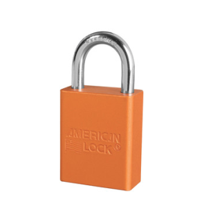 A1105ORJ | Anodized Aluminium Padlocks - Keyed Different - 5 Pin locking mechanism main