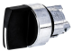 Head for selector switch, Harmony XB4, metal, black, 22mm, 2 positions, spring return from right to left alt_view_2