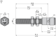 Индуктивный датчик приближения XS5 M8, L62mm, stainless, Sn1.5 mm, 12...48 VDC, M12, XS508B1DAM12 alt_view_2