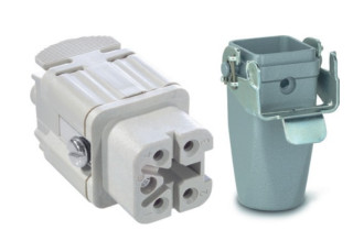 EPIC KIT H-A 4 BS MTGVB M20 metal cable housing + 4-pin female contact insert main