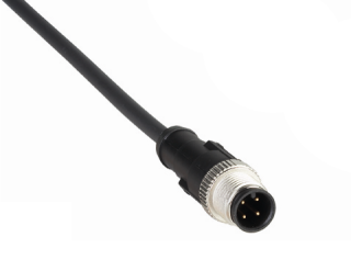 Konektors ar kabeli STL-1204-G02MC, M12, 4-PIN, taisns, paps, kabelis 2m, IP65/IP68/IP69K, 6028077 Sick