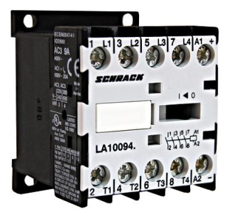 Mini Contactor 4NO, 20A, 24 VDC+ supressor main
