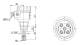 KSH-302-0 Elektrodu galva, plastmasas, 2+1 KSH3020M Nivelco alt_view_2
