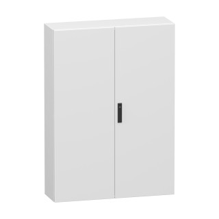 Double plain steel door, PanelSeT CRN, without mounting plate, 1400x1000x300mm, IP55, IK10, RAL7035 main