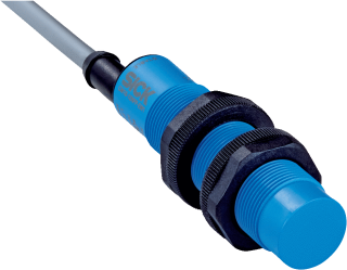 CM18-12NNP-EW1 Capacitive proximity sensor M18, Sn=12mm, NPN, NO/NC, Non-Flush, Cable 4-wire 2 m 6058150 Sick main