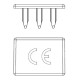 Busbar end-cap 4-pole, 10mmý, BSB00117-A, Schrack Technik main