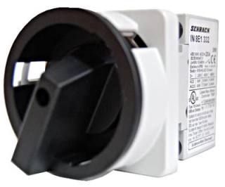 Main Switch 3-pole, 4 hole mounting, 63A, 22kW  Price on request main