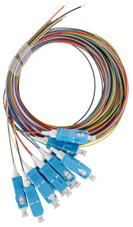 FO Pigtail SC, 9/125æm OS2, 2.0m, Easy Strip, 12pcs, HLP09C122P Schrack Technik