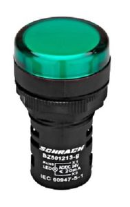 Monoblock Led Green 24AC/DC 22mm main