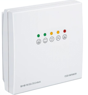 1501-61A0-0686-230 School CO2 sensor 0...3000ppm LED traffic light + signal tone, 24V ac/dc, AERASGARD® RCO2-AS main