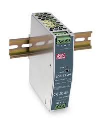 Блок питания; DIN; 76.8W; 24V; 3.2A; 90-264VAC; 127-370VDC, MeanWell, EDR-75-24 main