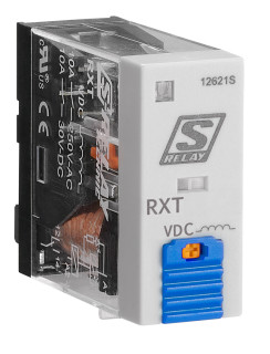 Narrow Industrial Relay, 2 CO, 24VDC, 5A, LED and PD main