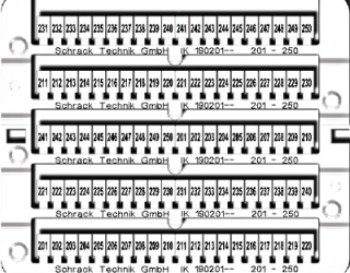 Marking tags 201-250 (each 2x)