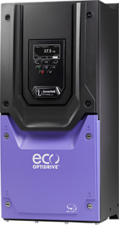 Frekvenču pārveidotājs Optidrive Eco 37 kW, 72 A, 380-480 V, 3PHIP55 Variable Frequency Drive with EMC Filter and TFT Display ODV35407203F1NMN Invertek Drives main