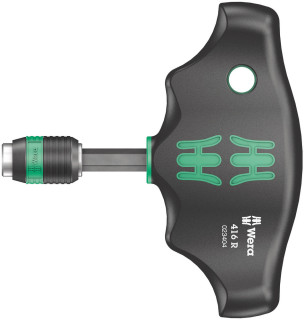 416 R T-handle bitholding screwdriver Rapidaptor, 1/4" x 45 mm, 05023404001 Wera main