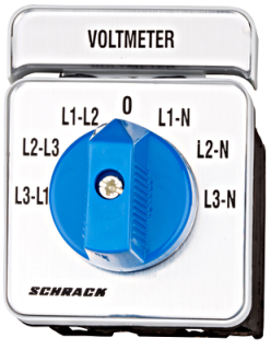 3 line to line and 3 phase to neutral voltages, 1-pole/20 A IN009V00 Schrack Technik main