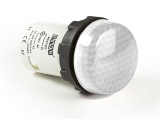 MBSP220B MONOBLOCK SIGNAL LAMP 220V CELLULAR GLASS WHITE EM/MBSP220B Emas main